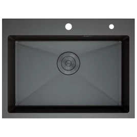 Кухонная мойка DQ нержавеющая сталь графит (DKS605006)