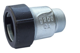 Обжимное соединение Gebo Quick из ковкого чугуна, с наружной резьбой, тип AK 1/2"
